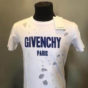 GIVENCHY MEN HOLE PRINTED SHORT SLEEVE T-HIRT